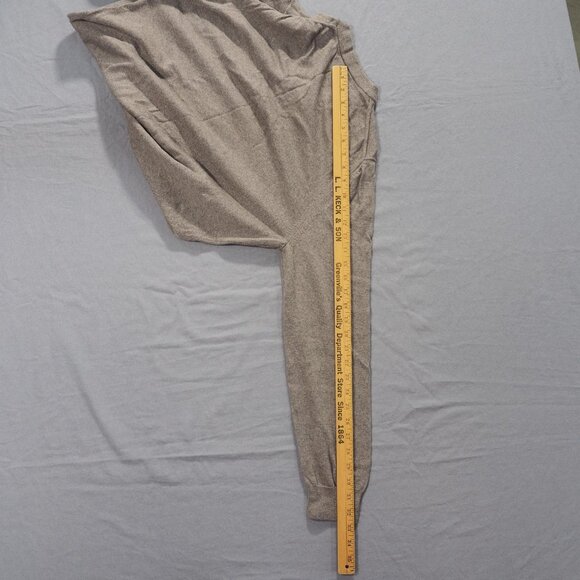 Nordstrom Sweater Mens Large Beige V Neck Extra Fine Merino Wool Pullover Knit - Picture 6 of 8